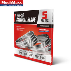 ( 1 Pack / 5 Blades ) Blades For MechMaxx SM-26 Hardwood Sawmill