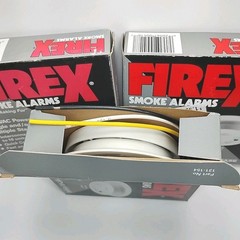 3 Brand New Fire X Smoke Alarm Model G-18 No. 0418 Fast And Easy Installation