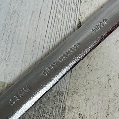 Gray Canada 23MM Combination Open and 12 Pt Box End Wrench MO23