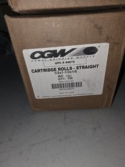 CGW Abrasives 44670 1/2″X1-1/2″X1/8″ 80 GRIT AO STRAIGHT CARTRIDGE ROLLS 100/BOX