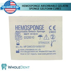 Dental Hemosponge Absor bable Gelatine Sponge Gelfoam Cubes Sterile Sur gical