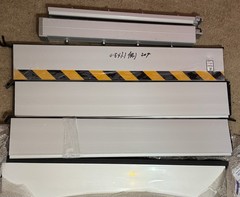 Aluminum Alloy Flood Barrier for Home Exterior|Height 31.5 Inch•Length 3.6 feet