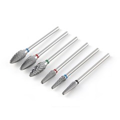 Dental Lab Tungsten Carbide Burs Steel HP 2.35mm Polishing Cutting Bur Low Speed
