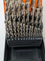 Hertel Jobber Length Drill Bit Set 29 Pc, #60 to #1, 1/16 to 1/2″, 135º 74129453