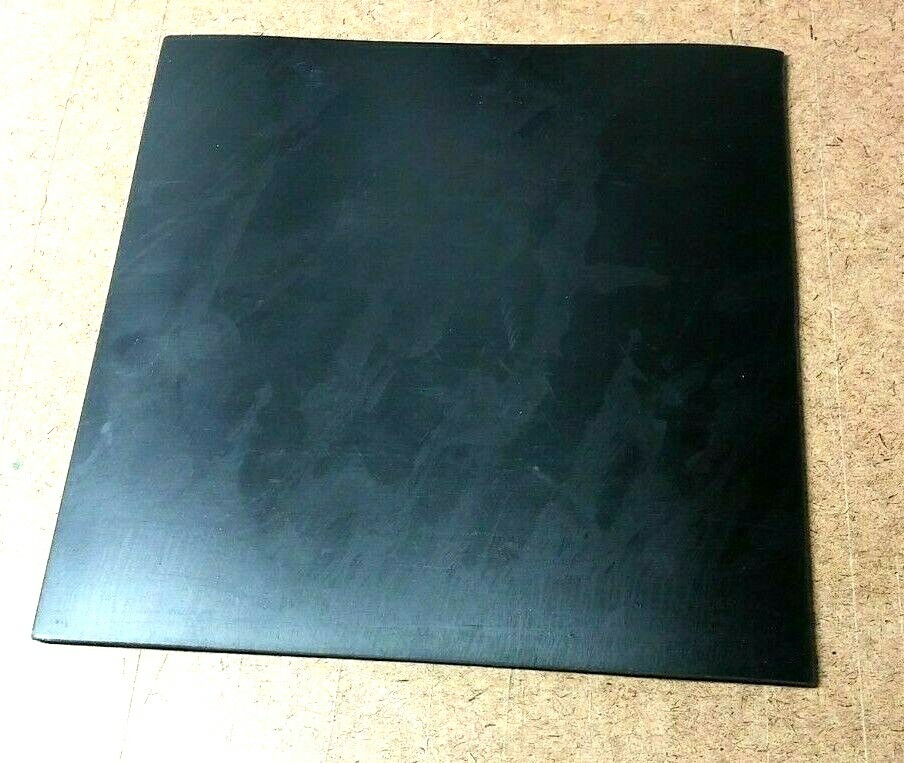 Neoprene Rubber Sheet Solid, Flexible 1/4″ Thick 12″ x 12″ Sq Ft Pad 60A Black