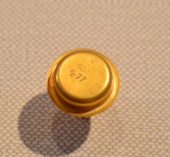 Vintage Western Electric 9D Transistor: New old stock, 24K Gold plated