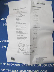 Sartorius/Minbea, Bending Beam Load Cell, MP77/20kg/C3MR, Stainless New Surplus