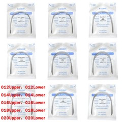 AZDENT Dental Orthodontic Super Elastic Niti Arch Wires Round Nature Form