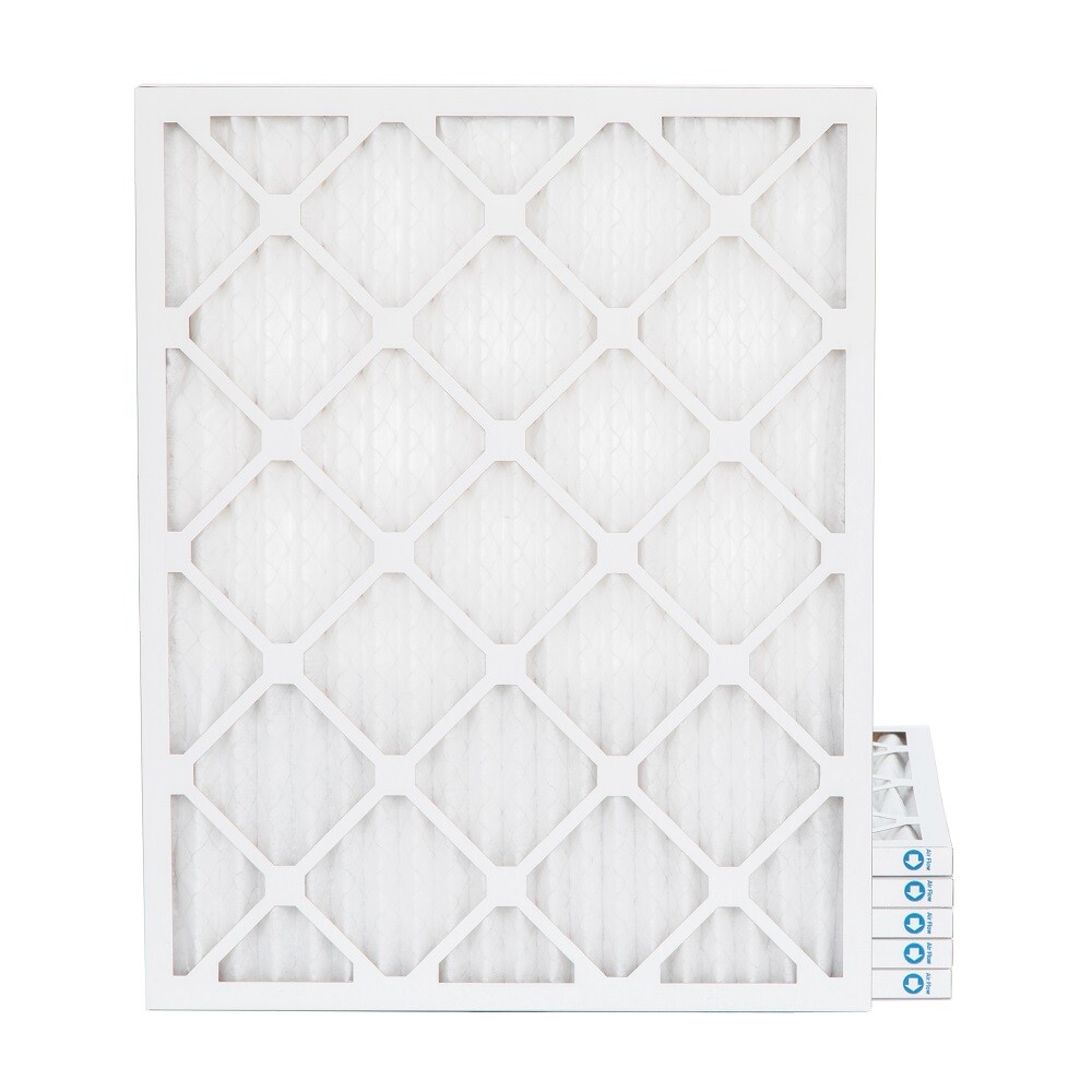 20x25x1 MERV 8 Pleated AC Furnace Air Filters. 6 Pack. Made in USA.