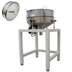 110V 15.7in Stainless Steel Powder Shaker Vibrating Screen Machine 100M Seive