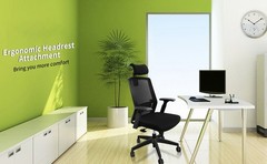 Office Chair Headrest Attachment Universal, Head Support Cushion. NEW