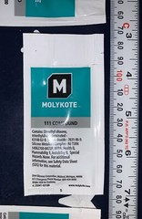 Dow Molykote 111 FDA O-Ring Lubricant for Espresso Machines 4 Single Use Packets