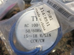Set of 6 Synchronous Motor with Dia 7mm Shaft 15-18 RPM AC110V CW/CCW X001PSQLJB