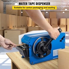 VEVOR Semi-Automatic Water Tape Dispenser Gum FX-800 Carbon Steel Adjustable