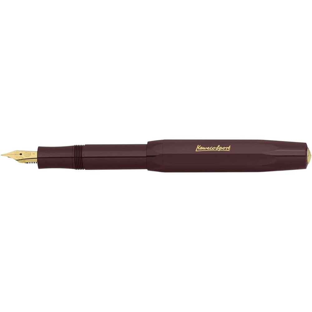 Kaweco Fountain Pen Classic Sport Bordeaux Plastic Barrel, Extra Broad 10000486