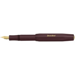 Kaweco Fountain Pen Classic Sport Bordeaux Plastic Barrel, Extra Broad 10000486