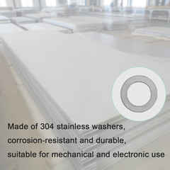 Compatible M10×16MM Steel Shim Washer Set 48Pcs – Precision Thin Shim/Flat