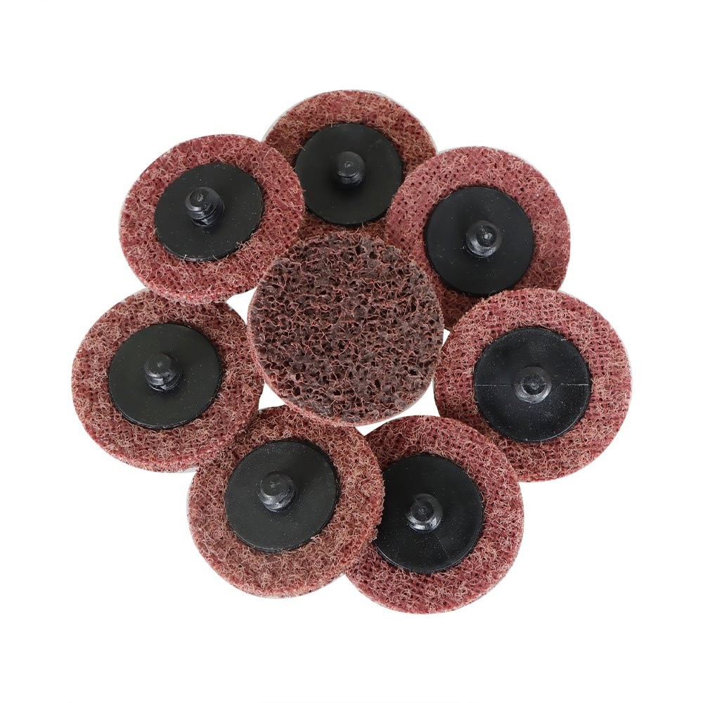 50 Pieces 2 Inch Surface Conditioning Discs Roll Lock Die Grinder Sanding Pads