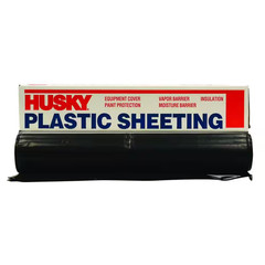 8 Ft. X 100 Ft. Black 4 Mil Plastic Sheeting