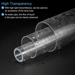 47mm ID 50mm OD 14″ Acrylic Rigid Round Tube for Lamps and Lanterns