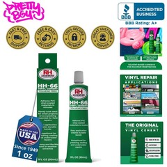 HH-66 Toluene-Free Vinyl Cement 1 oz – Waterproof Adhesive for PVC & Vinyl Re…