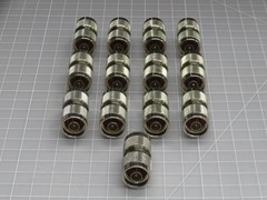 LOT OF 13 N TYPE MALE TO N TYPE MALE ADAPTER CONNECTOR T208251