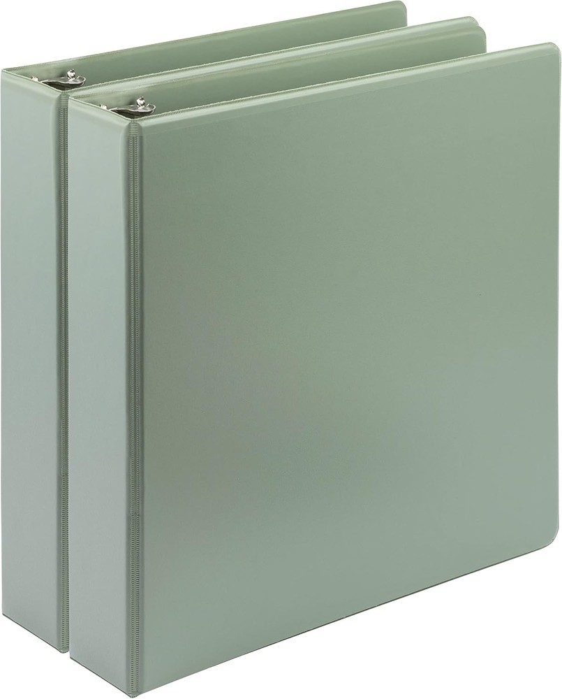 Plant-Based 1.5 Inch Durable D-Ring View Binder Eco-Friendly USDA Certified
