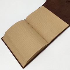 Genuine Leather Journal Notebook – 240 Lined Pages 5 x 7 in Rustic Brown