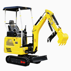 Mini Excavator 1.8 Ton Kubota D722 Crawler Swing Boom Expandable Track Free Ship