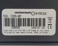 Contemporary Controls EISK5-100T Skorpion 5 10/100 Mbps Ethernet Switch