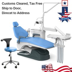 Dental Portable Unit Chair DC Motor Hard Leather Patient Chair Kit FDA TJ2688-A1