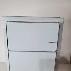 ASI 10-0472 Partition Mounted Dual Access Sanitary Napkin Disposal Stainless