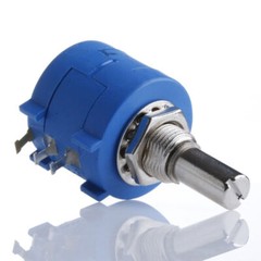 2/4/6Pcs 10-100K Ohm 3590S Rotary Wirewound Precision Potentiometer Pot 10-Turn