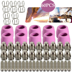 120pcs Plasma Cutter Torch Consumables Kit 60Amp for SG-55, AG-60, WSD-60 CUT50