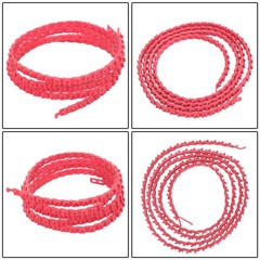 10FT Power Twist Red V Belt,1/2-Inch x 10 Feet Type A , Adjustable Link Belt