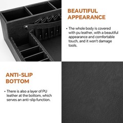 Barber Organizer Tray, 13.9 x 11.2 x 4.4 inch Adjustable Station for Clippers…