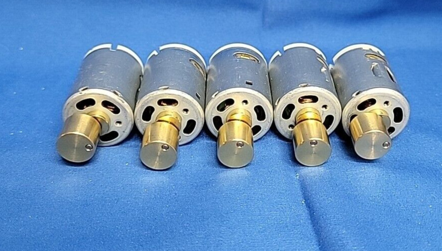5pcs – Nichibo 12V Vibrating / Massager, 5 Pole, 28mm Dia. DC Motor 5 Pack