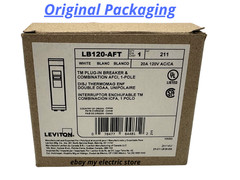 1 PC New Circuit Breaker Leviton LB120-AFT 20 Amp 1 Pole 120V AFCI-ARC-FAULT