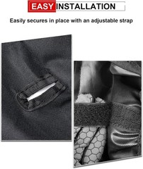 UV-Resistant Black Seat Cover for Kubota L3902 | L3302 | Easy Installation