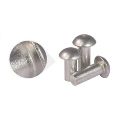3mm 4mm 5mm 6mm Solid Aluminium Half Round Head Rivets Dome Rivet M3 M4 M5 M6