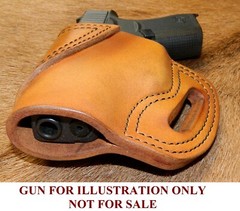 Gary C’s Leather Avenger OWB Left Hand HOLSTER fits the Glock 43 9mm