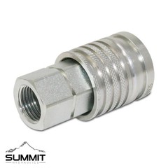 1/2” NPT ISO 5675 Female Ag Hydraulic Quick Connect Style Coupler, Push Pull
