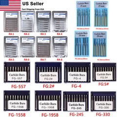 Dental Tungsten Carbide Bur FG RA CA HP Drills Burr For High/Low Speed Handpiece