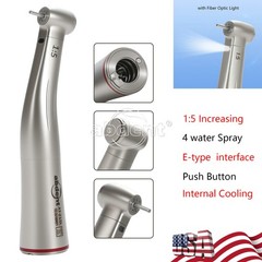 AbDent 1:5 Increasing Contra Angle Fiber Optic Handpiece for Electric Motor