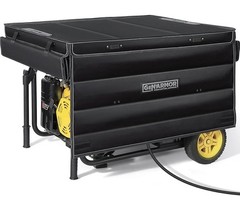GenArmor Generator Covers While Running 100% Waterproof Heavy Duty Tarps Black