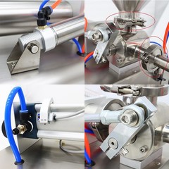 100-1000ml Paste Liquid Filling Mixing Machine for Shampoo Honey Single Nozzle