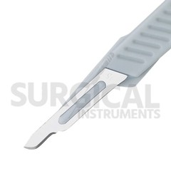 10 Disposable Scalpel #15, Sterile, Plastic Handle High Quality