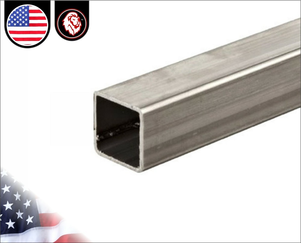 1-1/4″ Square Metal Tube – Mild Steel – 16 gauge – ERW – 11″ Long