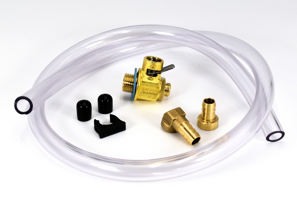 Fumoto F105S Oil Drain Valve with HD Brass 3′ Hose Kit for Fumoto S/SX Nipple