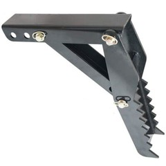 24″ Backhoe Thumb Hoe Clamp 1/2″ Steel Plate Assembly Weld On Adjustable Folding